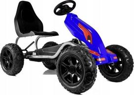 Lean Cars Gokart ar pedāļiem B012 ar pumpējamiem riteņiem Blue | LEAN-3619 | 5908275996019