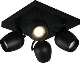 Lubinis kryptinis šviestuvas Lucide Preston, reguliuojamas, valgomojo, Black | 09937/14/30 | 5411212093271