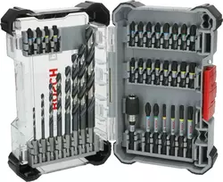 Bosch metalo grąžtų ir antgalių komplektas PRO Impact Metal 35 dalių