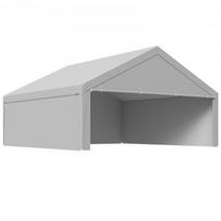 Automobilių stoginės pakeičiama stogelis 609x609x353 cm pilka, atspari vandeniui, itin tvirta