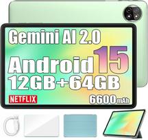 Planšetinis kompiuteris Blackview Tab 20 Wifi Gemini AI 2.0, 10.1" Android 15 2.4G+5G Wifi, 12GB+64GB-SD 2 TB 6600mAh - Žalia
