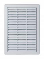 Ventiliacijos grotelės baltos 14x21 su žaliuze T59a