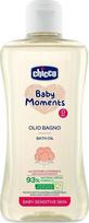Aliejus jautriai odai Chicco Baby Moments Bath oil for sensitive skin, 200 ml