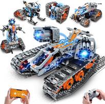 Plaxsoon 5-in-1 transformuojamas konstruktorius su nuotoliniu ir programėlės valdymu