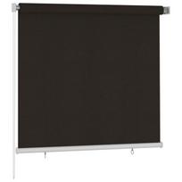 vidaXL Lauko roletas, rudos spalvos, 160x140cm, HDPE