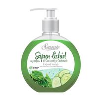 SENZATE GREEN TEA & CUCUMBER skystas muilas, 500 ml
