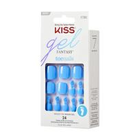 KISS GEL FANTASY priklijuojami kojų nagai (24 vnt.)