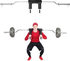 Olimpinis saugaus pritūpimo grifas INSPORTLINE Squabar 239.3 cm