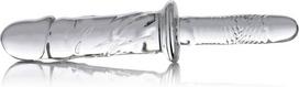Stiklinis dildo Master Series Brutus stiklinis dildo stūmiklis 11,5 colio