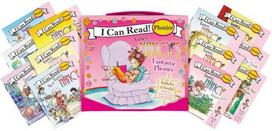 Fancy Nancy's 12-Book Fantastic Phonics Fun!: Includes 12 Mini-Books Featuring Short and Long Vowel Sounds