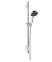 Hansgrohe Activera Select S 95 2jet EcoSmart rankinio dušo komplektas su stovu Varia, 720 mm, chromas, 28048000