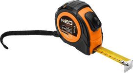 Neo matuoklis 7,5 m x 25 mm, automatinis stabdys, dvigubas fiksavimas