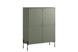 Komoda Sonatia, 45x124x140cm, žalia
