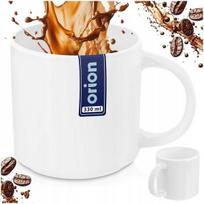 Puodelis baltas porcelianas Orion Mona 330 ml