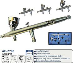 Aerograf Adler Ad-7790 dviejų funkcijų, 0.2/0.3mm