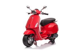 Įkraunamas motociklas Kikka Boo Vespa Sprint Racing Sixties 12V raudonas su MP3/USB