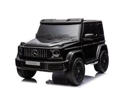 2-vietė vaikiška elektromobilinė mašina su licencija Mercedes Benz AMG G63 4x4 juoda