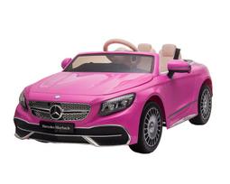 1-vietė įkraunama mašina Licencijuotas Mercedes-Maybach S650 kabrioletas rožinis