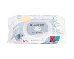 Kūdikių drėgnos servetėlės Kikka Boo Cotton Seeds & Chamomile 80 vnt