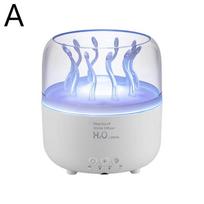 Medūzos Aromaterapijos Mašinėlė Drėkintuvas Spalvotas Atmosferos Apšvietimas Išmanus Laikmatis Tylus Mini USB Didelės Talpos Drėkintuvas balta