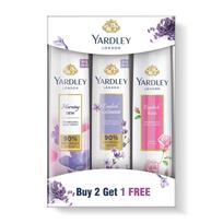 Yardley London Deo Tripack moterims, aerozolis 150ml (Pirk 2, gauk 1 nemokamai) – Ryto Rasa, Angliška Rožė ir Angliškas Levandų