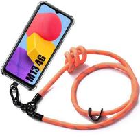 Case - Samsung - Galaxy M13 - Shockproof - Anti-Scratch - Detachable Orange Lanyard oranžinė