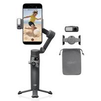 DJI Osmo Mobile 7P išmaniojo telefono stabilizatorius su originaliu išmaniojo telefono greito prailginimo strypu, 10 valandų ir išmaniojo telefono įkrovimas (iPhone/Android) juoda