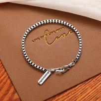 Unisex European & American Hip Hop Cuban Style Bracelet – Versatile Korean Fashion Jewelry