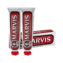 MARVIS Italijos importuoti raudonojo cinamono ir saldžių mėtų dantų pasta