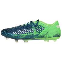 Puma Future 18.1 Netflix Low Comfortable Versatile AG FG Support Soccer Shoes Men soccer shoes Blue Green 104980-03 42.5