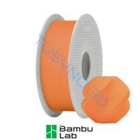 3D plastikas Bambu Lab PLA matinė mandarinų oranžinė su rite  (11101) 1.75mm/1kg