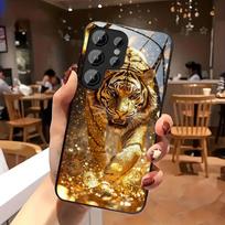 Samsung S26ULTRA Mobile Phone Case A90 Tiger S24 Tempered Glass A16 Gold Coin S25 Protective Case A07 Samsung s26