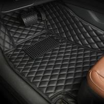 BMW E46 1998-2004 Vairuotojo grindų kilimėlis Automobilio grindų kilimėliai Automobilio interjero detalės Aksesuarai Kilimas Automobilio kilimėlio aksesuarai Black Red 1pcs black