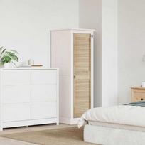 Natural Wooden Cabinet Door 140.5 x 2.1 x 39.5 cm Solid Pine Wood