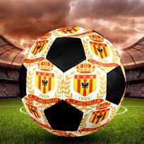 1PC STV logo size 5 soccer ball PrahaIndoor Soccer Ball Colorful All Ages Machine Stitched PVC Competition Ready Durable High-Bounce