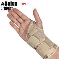 Carpal Tunnel Wrist Protector Wristbands Wrist Splint Support Bandage Wrist Support Wrist Brace s/m-beige-right