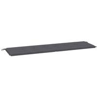 Garden Bench Cushion Anthracite 180 x 50 x 3 cm Oxford Fabric