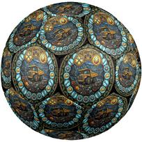 Industry Icons Round Football Size 5 Adult Ball Suitable for Training Matches and Outdoor Team. įvairiaspalvis