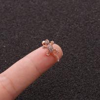 Gecko Helix Screw Back Reptile Lizard Ear Stud Fashion Accessories Earring Piercing Jewelry sidabras