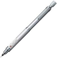 Mitsubishi Pencil Kuru Toga Knurled Mechanical Set of 2 Pencil, Silver, M510171P.26, sidabras