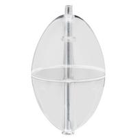 Plastikinis Skaidrus Ovalus Burbulinis Plūdas Žvejybos Slankiojantys Bobberiai Kirtiklio Indikatorius Lauko Žvejybos Įrankiai 3.2cm