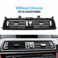 Front Console Central Air Conditioner AC Vent Grille For BMW 5 Series F10 F11 520i 523i 525i 528i 535i 64229166885 64229209136 Without Chrome