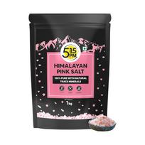 5:15PM Himalayan Pink Rock Salt 1Kg | Pure Gourmet Pink Salt for Cooking and Seasoning Meals Daily