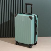 OEING Travel Trolley Suitcase 24-inch tamsiai žalia spalva