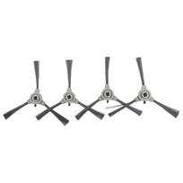 Lengvas montavimas Pakeičiama šoninė šepetėlio robotas dulkių siurblys šepetys 4 PACK gray