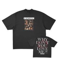 OBSESSION - Kodėl manęs nemyli 2026 Merch Marškinėliai Vasariniai Vyriški Moteriški Marškinėliai Y2k Gerbėjams Laisvalaikio Mados Marškinėlis L