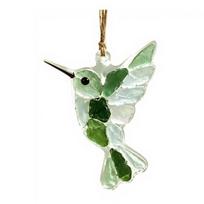 Sea Glass Suncatcher Ornament Ocean Sea Handmade Animal Glass C beige