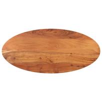 vidaXL Table Top 110 x 40 x 3.8 cm Oval Solid Acacia Wood
