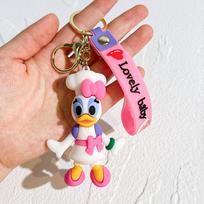 Mickey Mouse Magical Chef Keychain, Disney Cooking Series PVC Figure Keychain with Apron & Chef Hat, Key Ring for Bag Charm Gift 1pcs