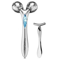 Vimaydo facial roller Y-shaped beauty massage small face body device 3D no charging required waterproof microcurrent low current unisex (gift T-shaped
